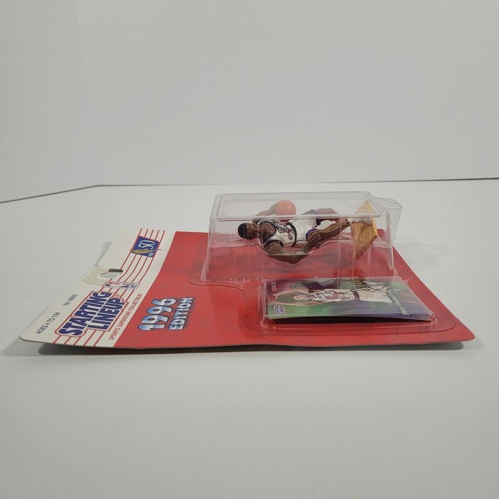 Kenner Starting‎ Lineup 1996 Damon Stoudamire Toronto Raptors Rookie Figure Card - Picture 4 of 7
